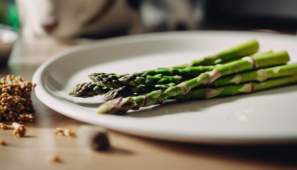 asparagus supports canine health