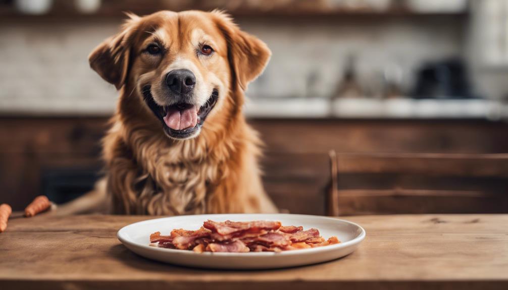bacon good for dogs