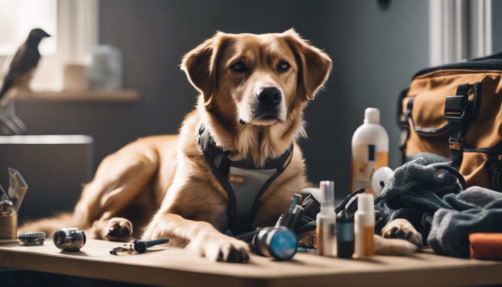 calming canine fears away