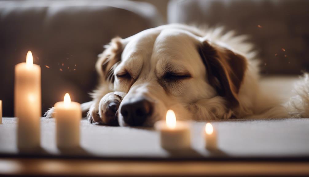 candle safety for pets