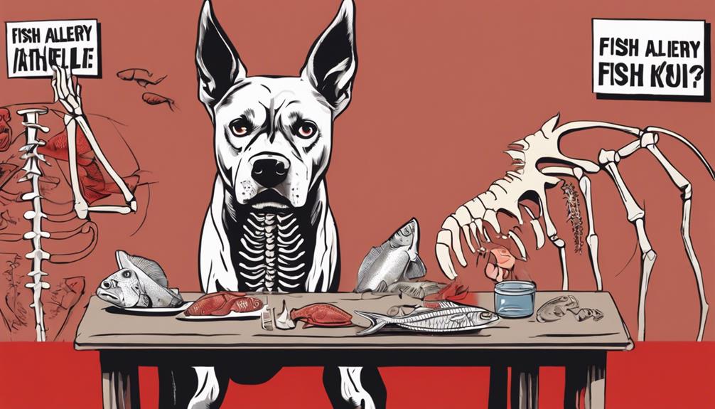 canine fish reaction issues