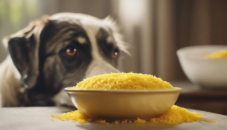 canine yellow rice safety