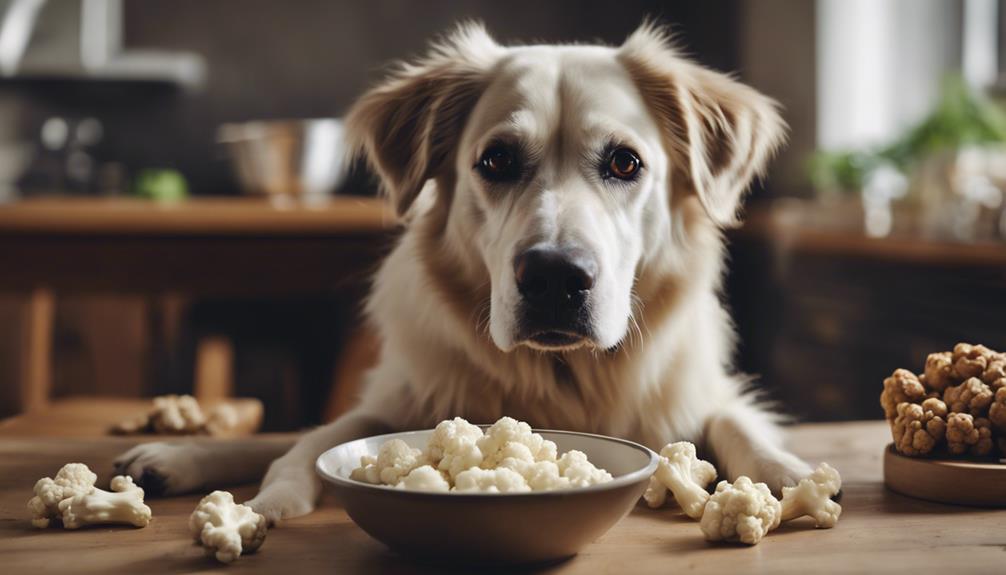cauliflower safe for canines
