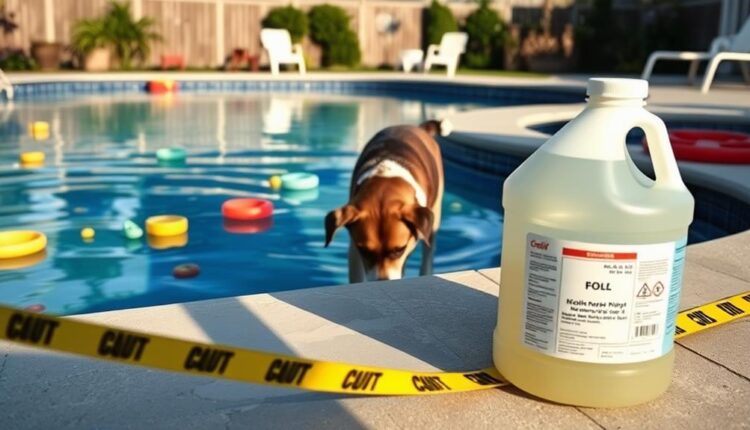 chemicals harm canine health