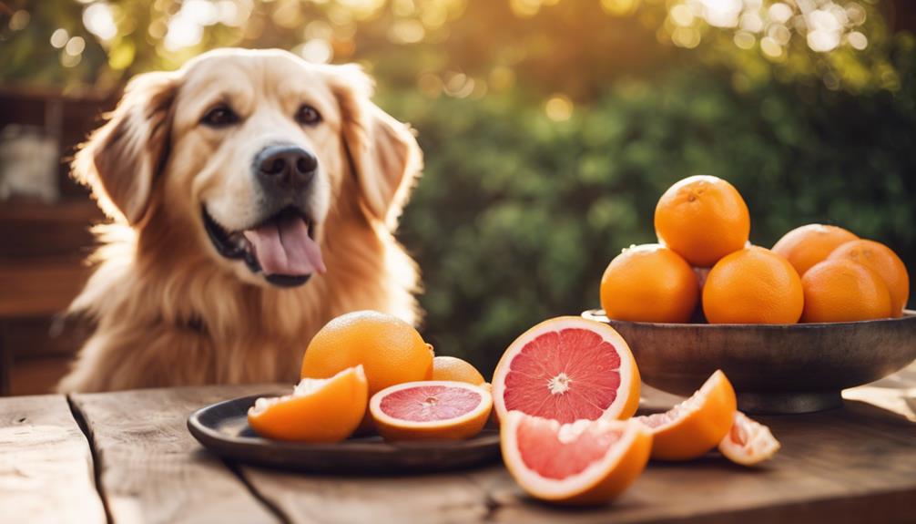 citrus fruits safe dogs