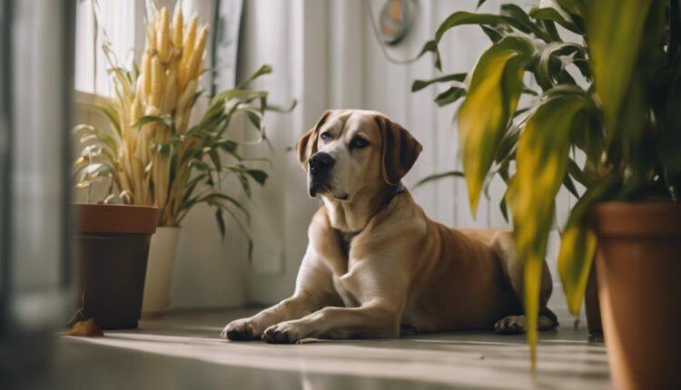 corn plants poison dogs