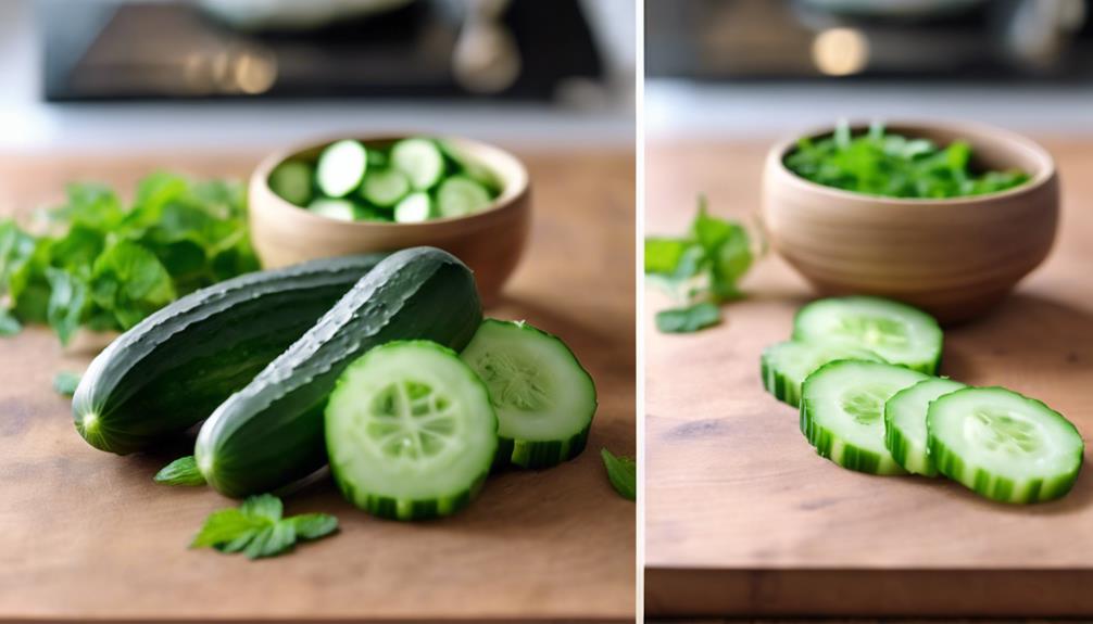 cucumbers as canine snacks
