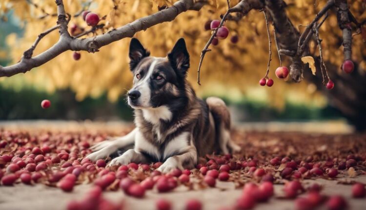 dangerous fruit for canines