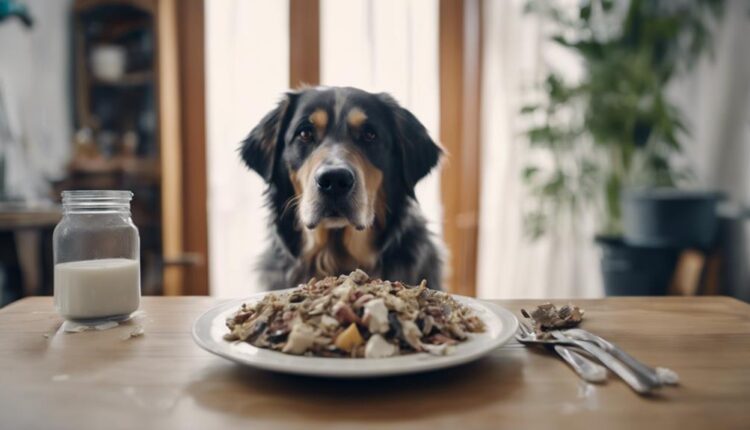 dangers of feeding dogs