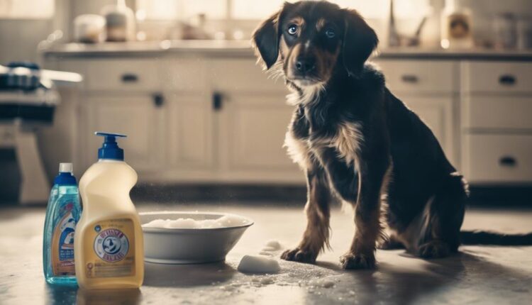 dish soap harms dogs