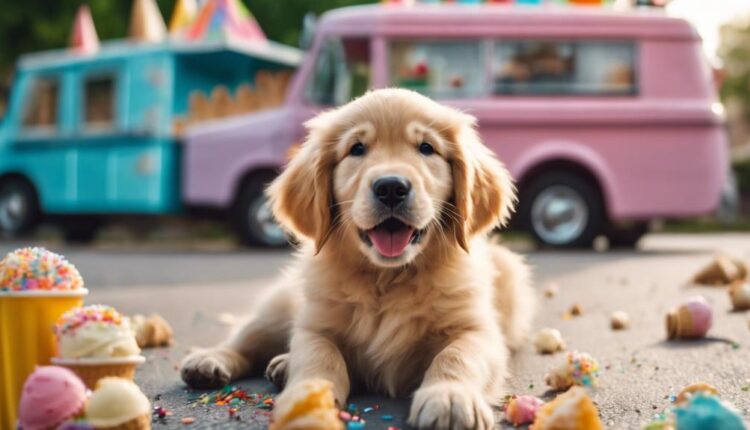 dogs and ice cream
