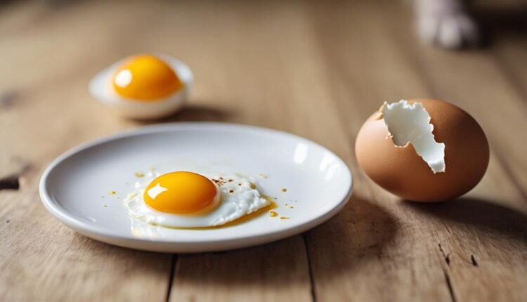 dogs and raw egg yolks