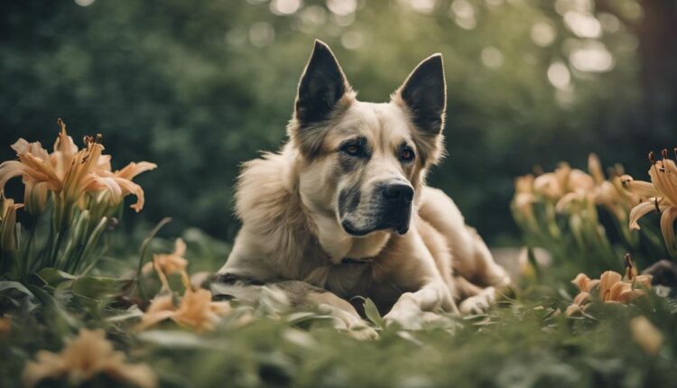 dogs and toxic daylilies