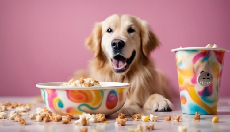 dogs and vanilla yogurt