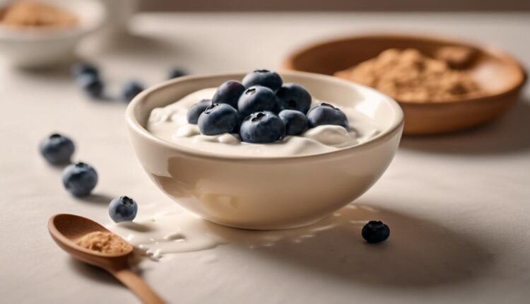 dogs and vanilla yogurt