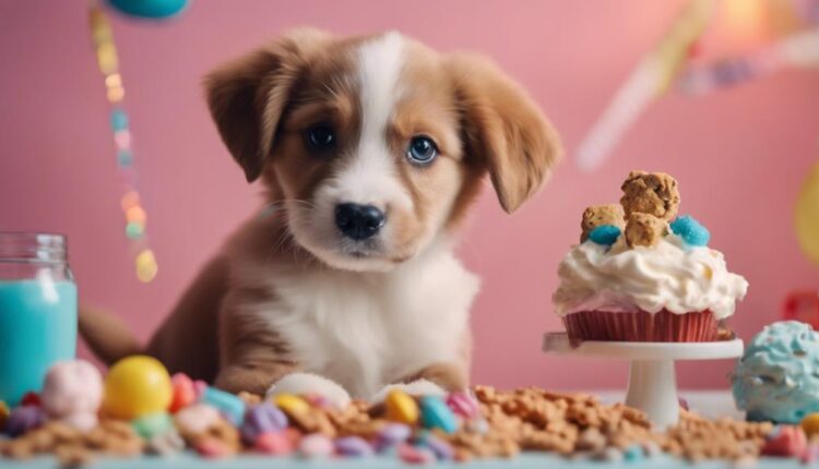 dogs and whipped cream