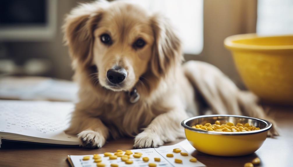 dogs and yellow beans