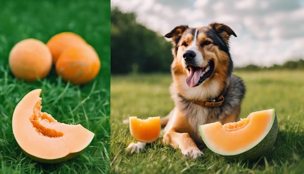 dogs can eat cantaloupe