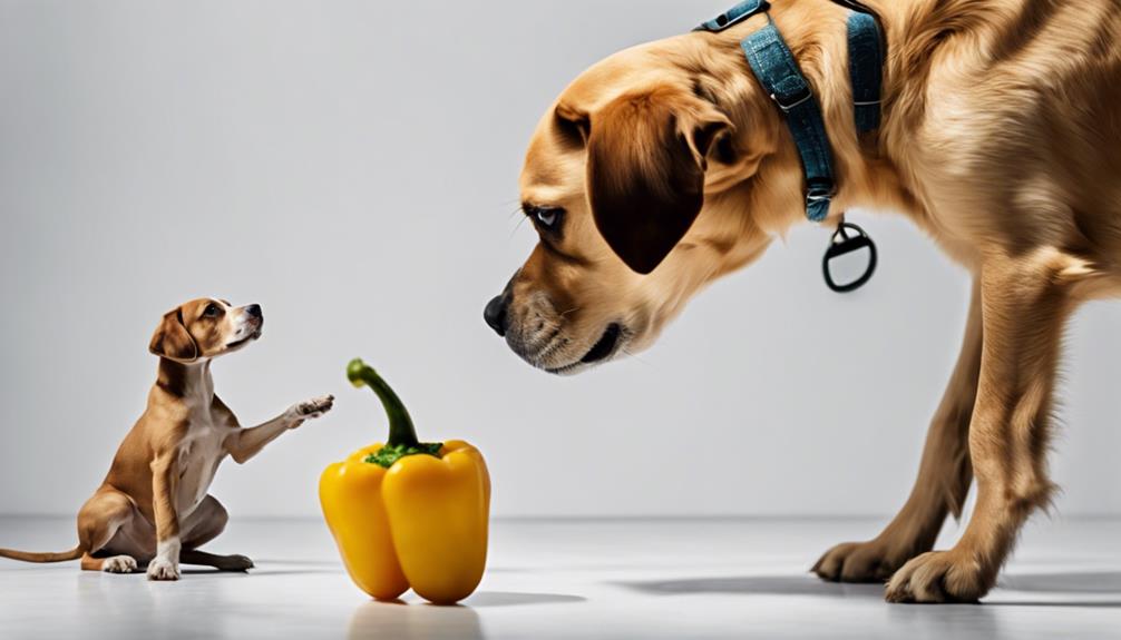 dogs can eat peppers