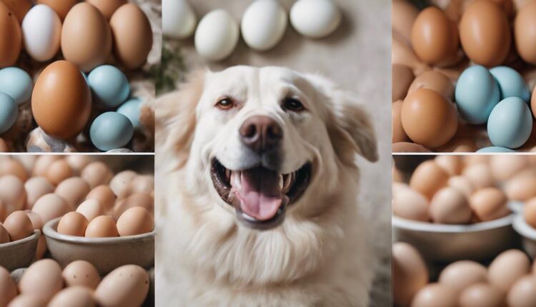 dogs eating eggs safely