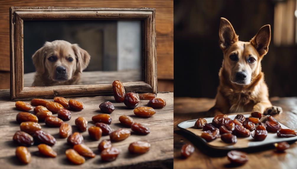 dogs eating safe dates