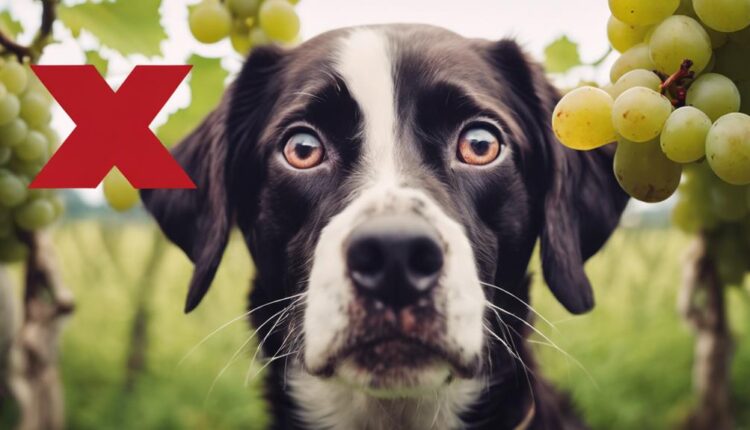 dogs should avoid grapes