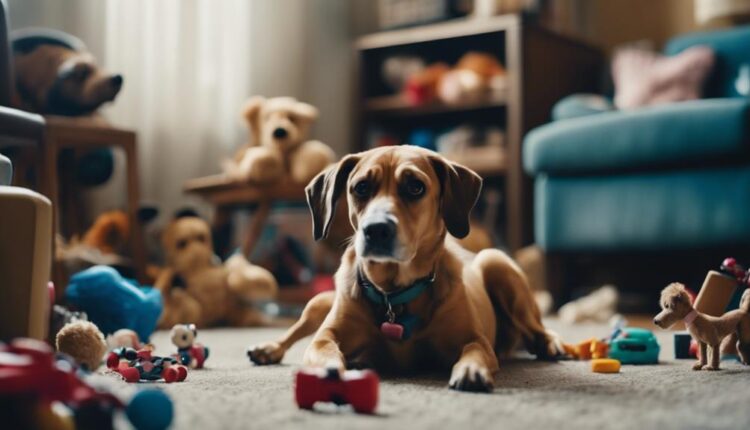 dogs show anxiety symptoms