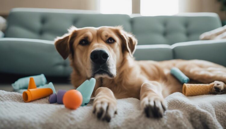 easing canine post op pain