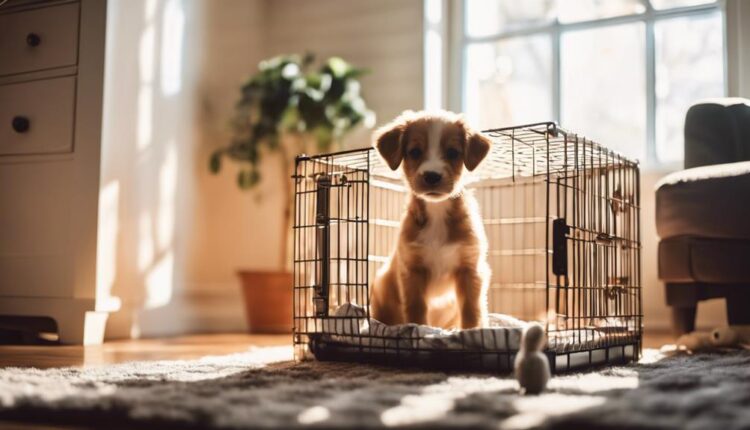 View of Best Practices For Crate Training Puppies | Curious Dogs