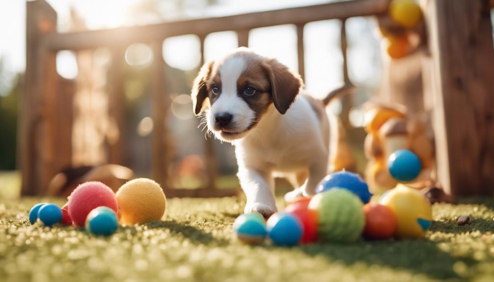 fun playtime for puppies