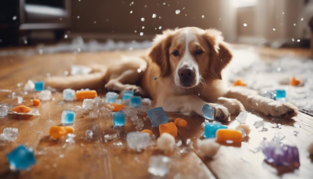 handle ice cubes safely