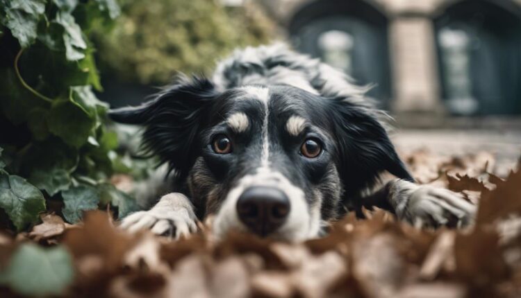 ivy poisoning threatens canine