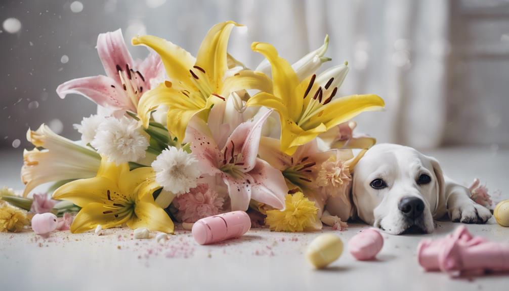 lilies toxic to canines