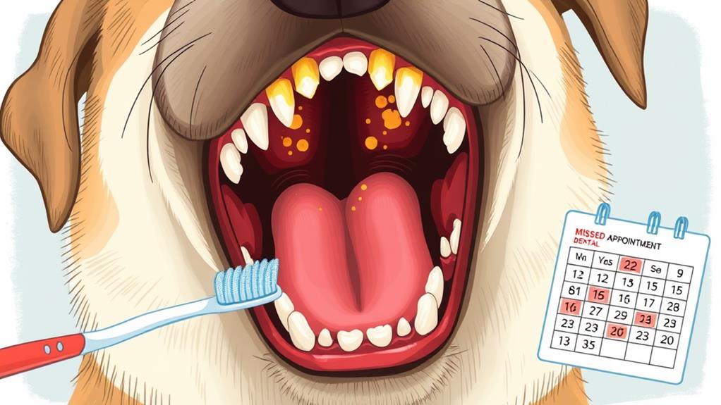 neglecting oral health habits