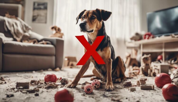 preventing canine destructive habits