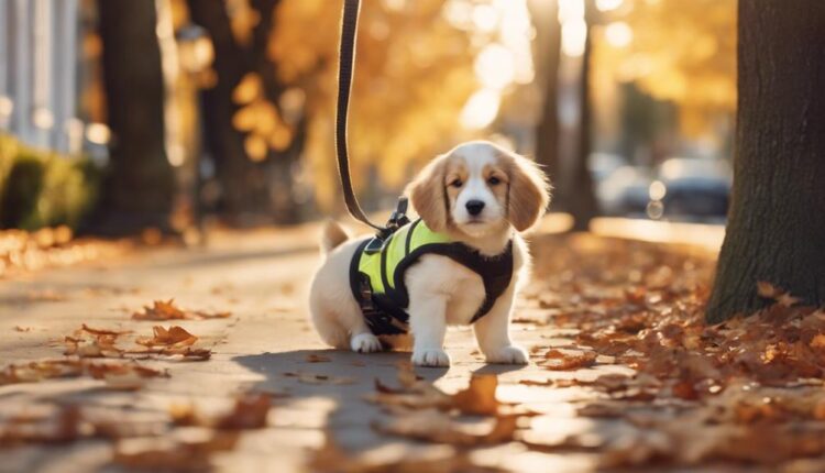 protecting pups on leashes