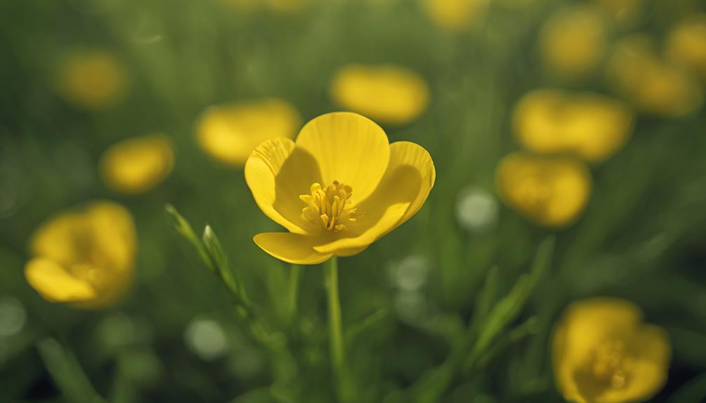 recognizing yellow flower features