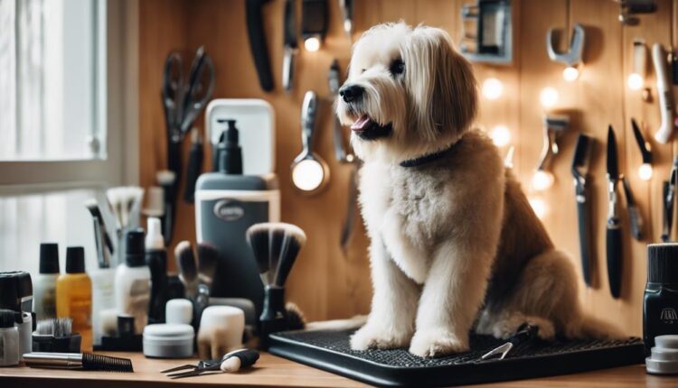 research dog grooming tools