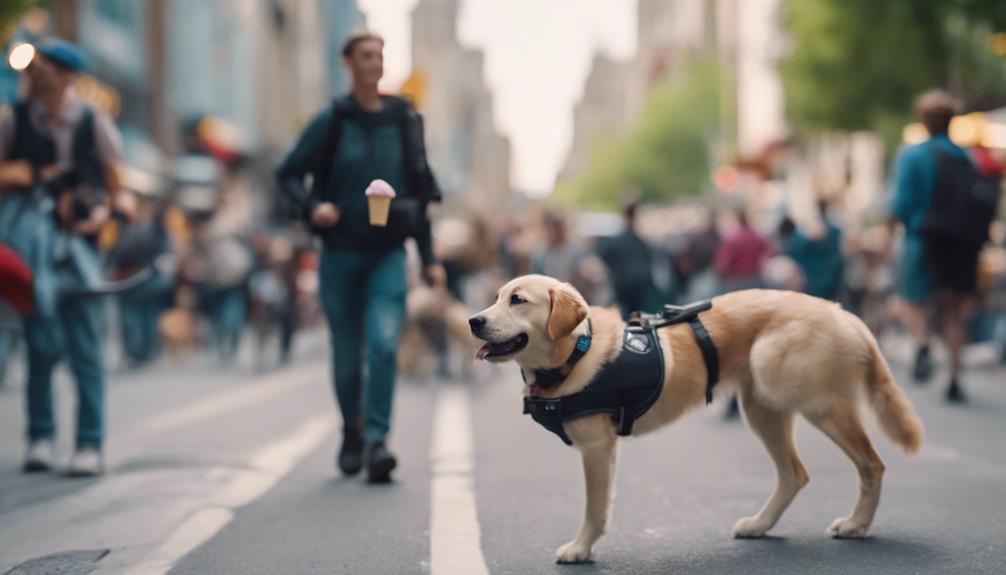 respecting working canine space