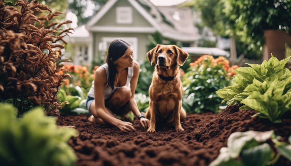 Protecting Pets from Cocoa Mulch Toxic Landscaping Materials: safe gardening for pets