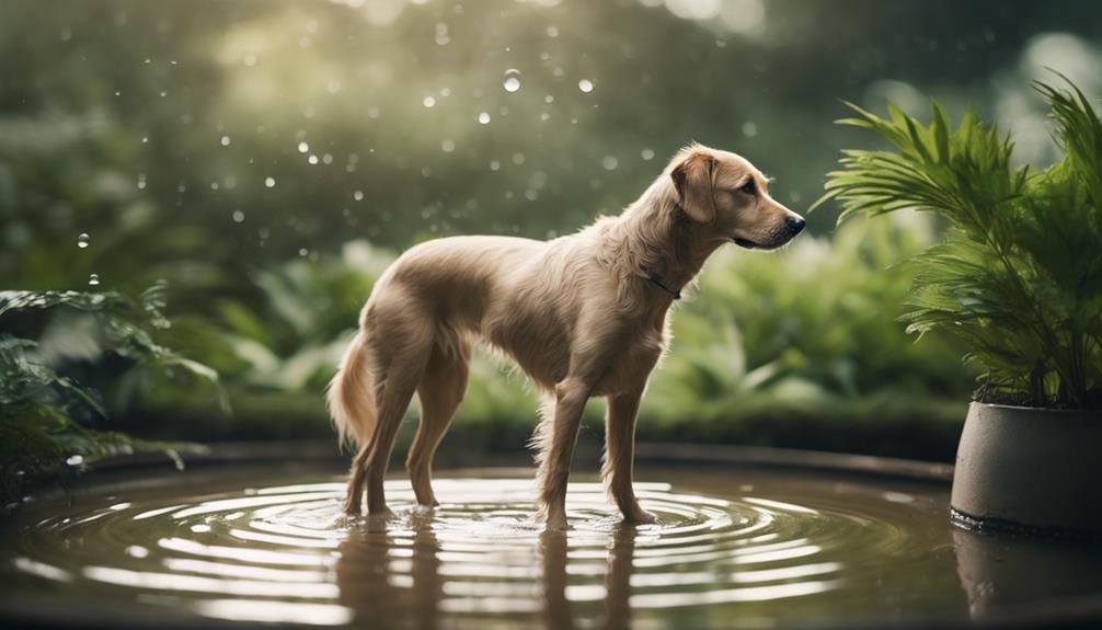 saving water in grooming