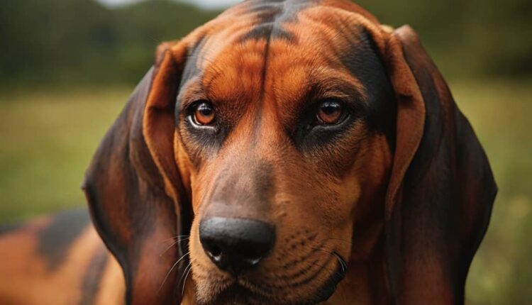 A dog in a natural outdoor setting, focus on its head to illustrate an article about spotting ear infection symptoms in dogs.