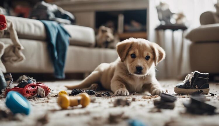 stop destructive puppy behavior