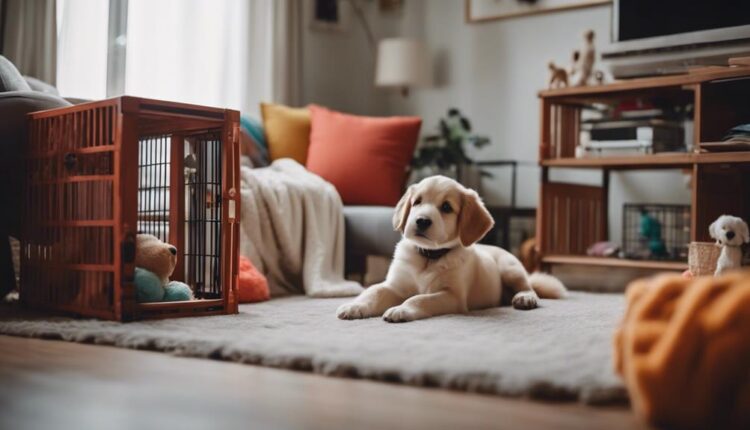How to Crate-Train a Puppy: teach puppy crate habits