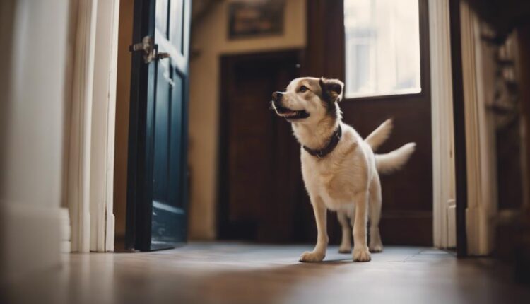 Doorway Etiquette: teaching manners one paw